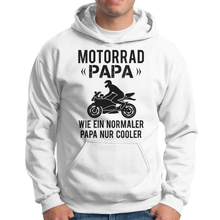 Damen Sportbike Motorradfahrer Spruch Herren Motorrad Papaater Mit-Ausschnitt Kapuzenpullover