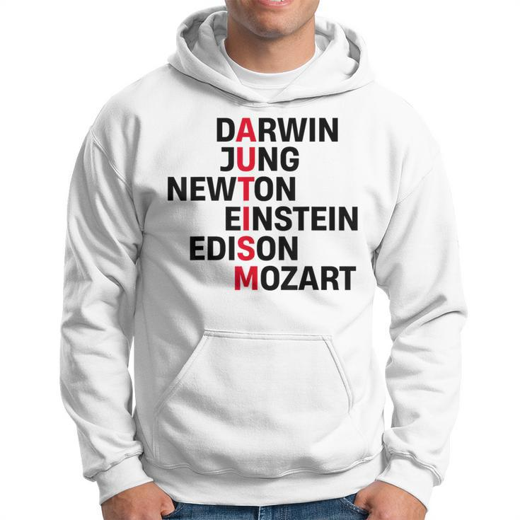 Darwin Jung Newton Einstein Edison Mozart Autism Awareness Hoodie