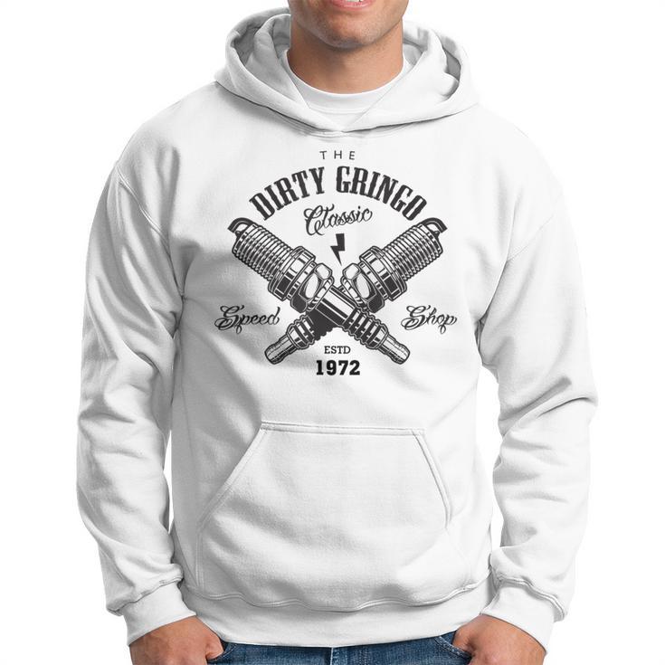 The Dirty Gringo Crossed Spark Plugs Ratrod Hoodie