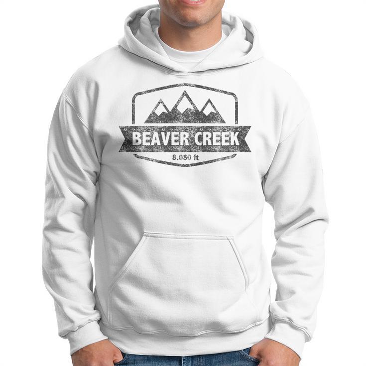 Distressed Altitude Mountain Beaver Creek Colorado Hoodie