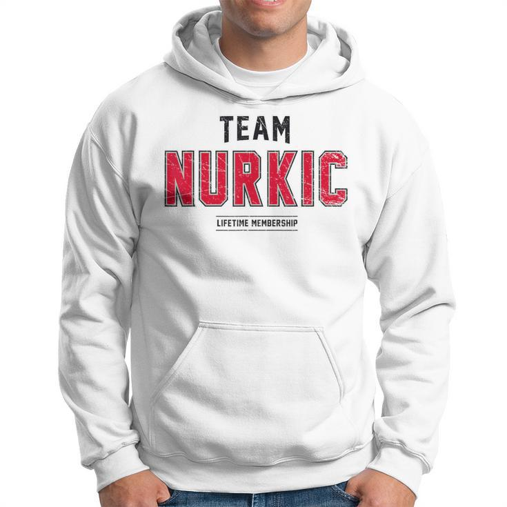 Distressed Team Nurkic Proud Family Surname Last Name Hoodie