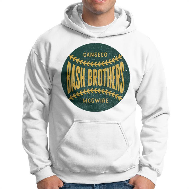 Distressed Vintage-Look Bash Brothers Baseball Hoodie