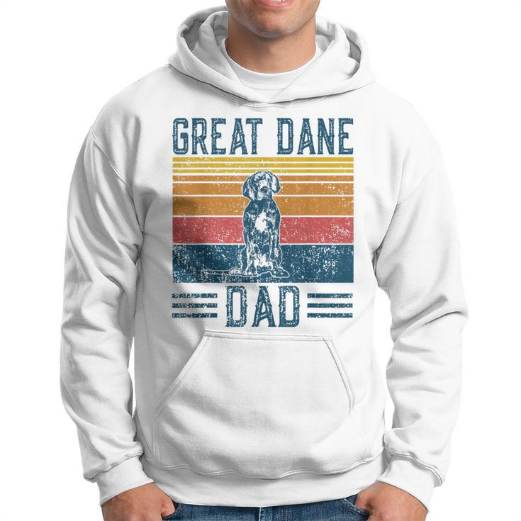 Dog Dad Vintage Great Dane Dad Hoodie