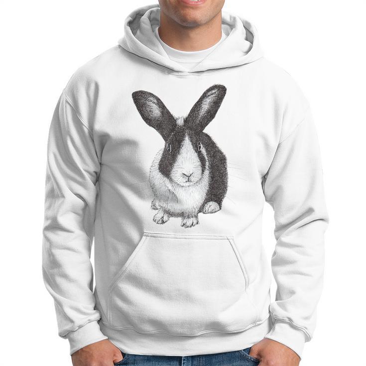 Dutch Bunny Rabbit Drawing Hoodie