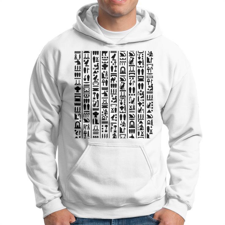 Egyptian Hieroglyph Egypt Hieroglyphics Graphic Hoodie