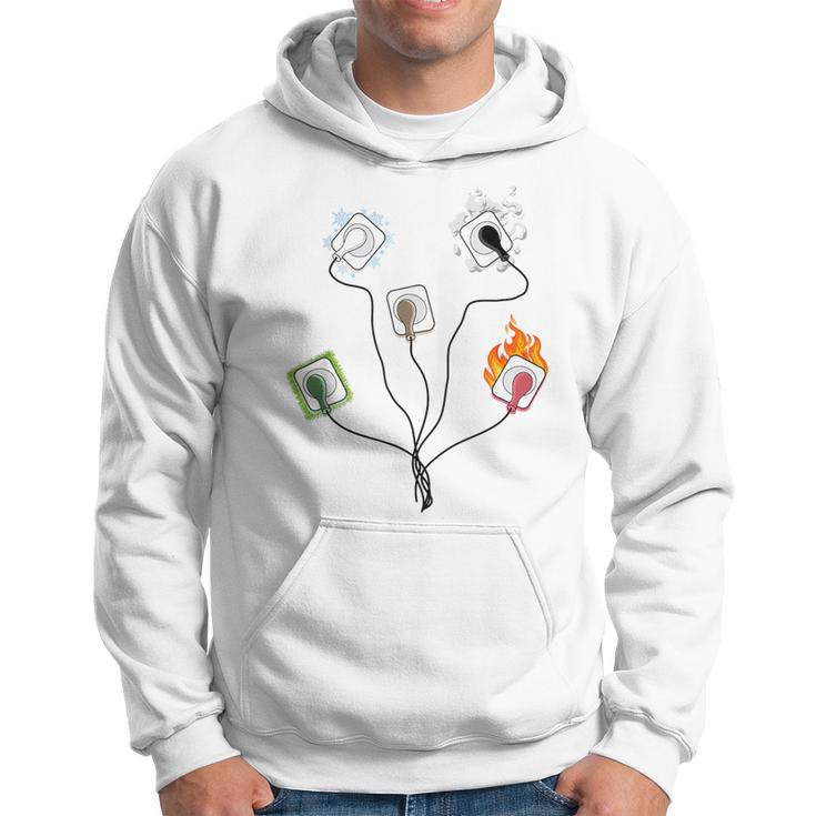 Ekg Leads Cheat Sheet Nursing Ecg Icu Emergency Hoodie