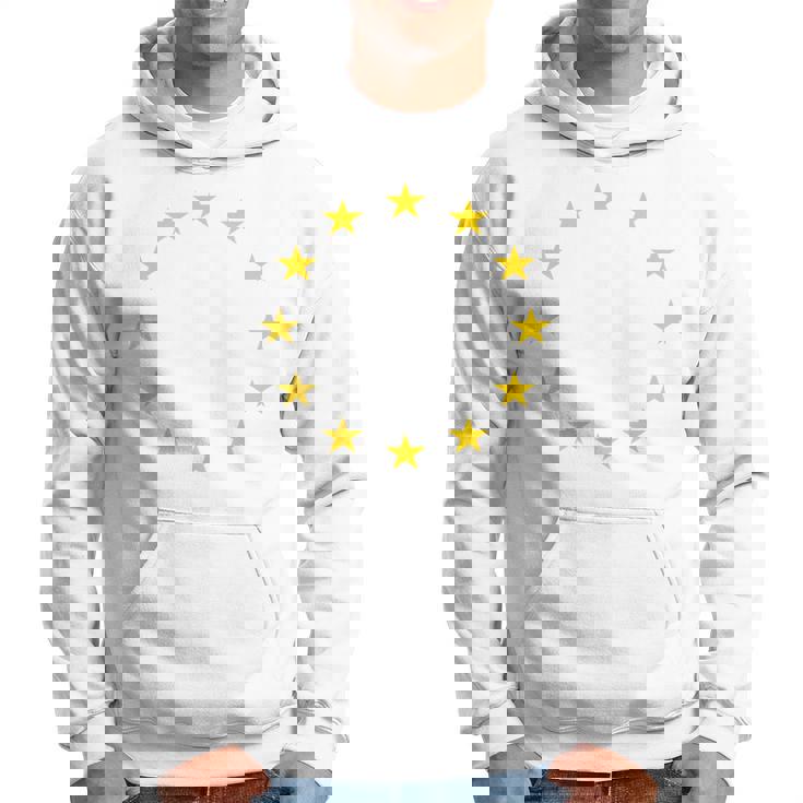 Eu Flag Europe European Union Blue Yellow Stars Hoodie