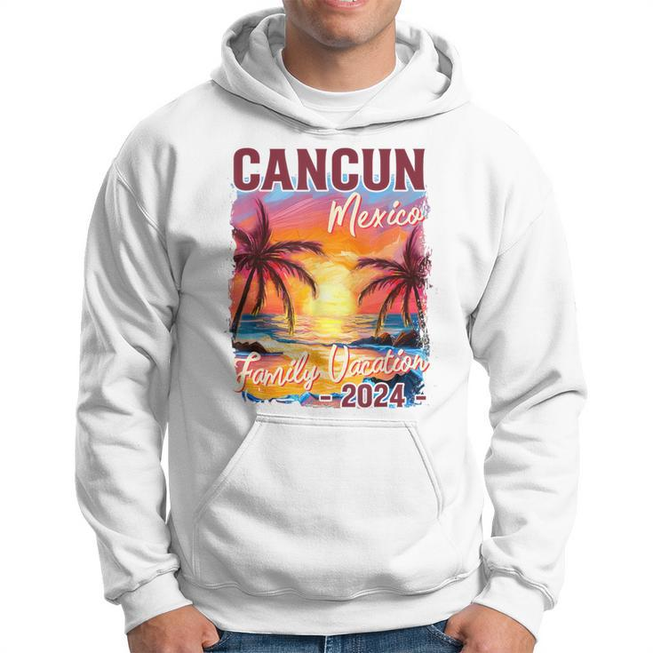 Family Vacation Cancun Mexico 2024 Summer Trip Matching Hoodie