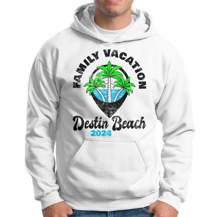 Family Vacay Squad Trip Family Vacation Destin Beach 2024 Hoodie