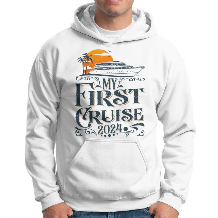 My First Cruise 2024 Family Vacation Cruise Ship Travel Hoodie