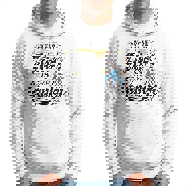 My First Father's Day As A Grandpa 2024 First Grandpa Day Hoodie