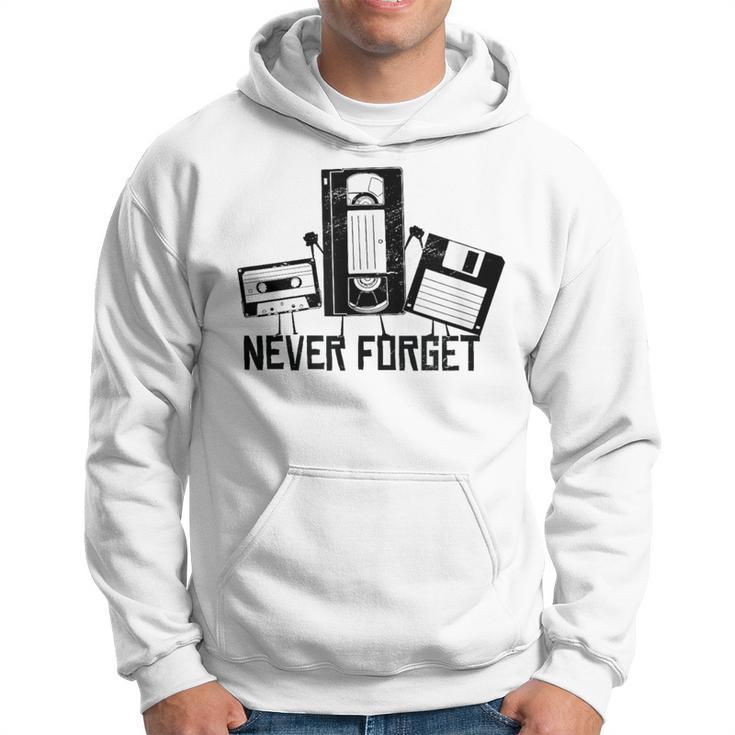 Never Forget 90S 80S Video Cassette Hoodie