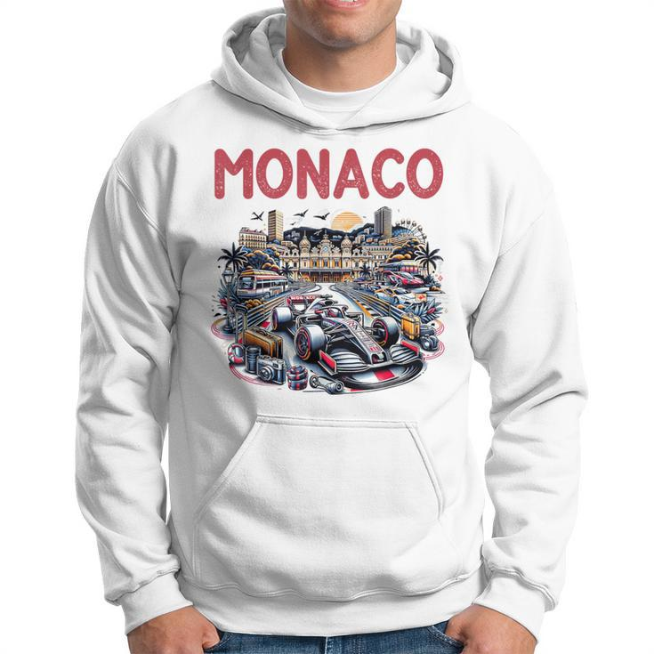 Formula Monaco City Monte Carlo Circuit Racetrack Travel Hoodie