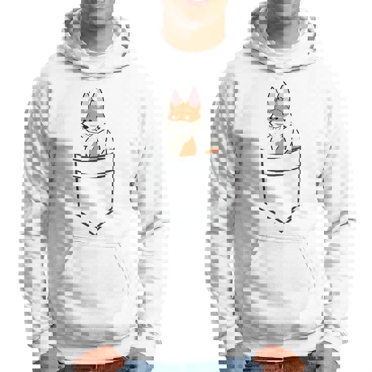 Fox In The Pocket Cute Baby Pocket Fox Hoodie