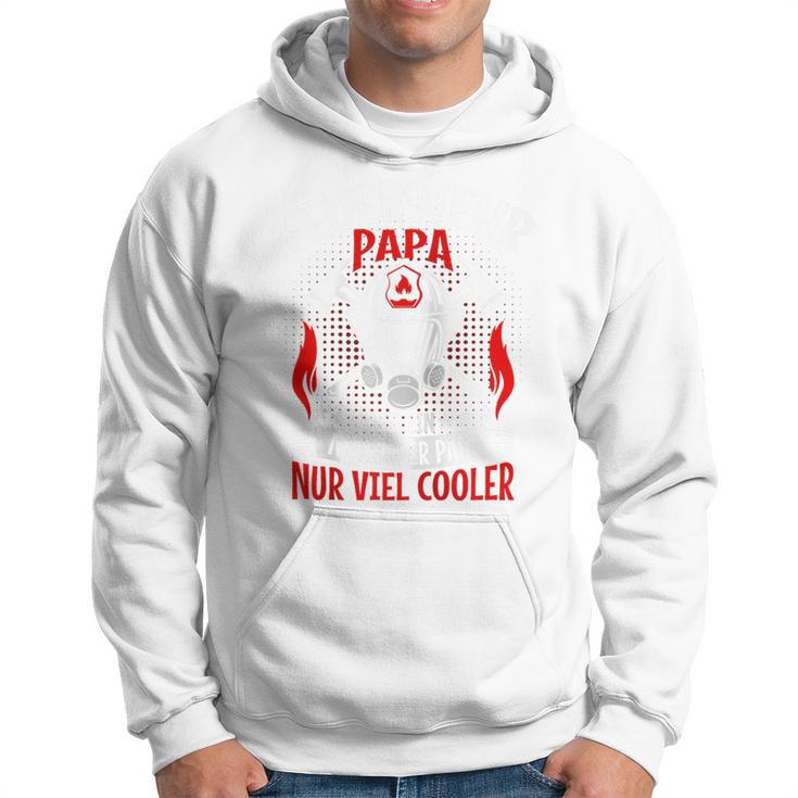 Freiwillige Feuerwehr Papa Spruchatertag Feuerwehrmann Raglan Kapuzenpullover