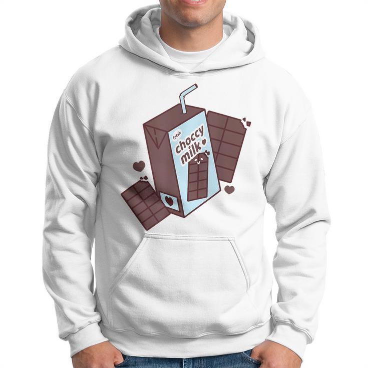 Fresh Choccy Milk Kawaii Meme Aesthetic Juice Box Hoodie