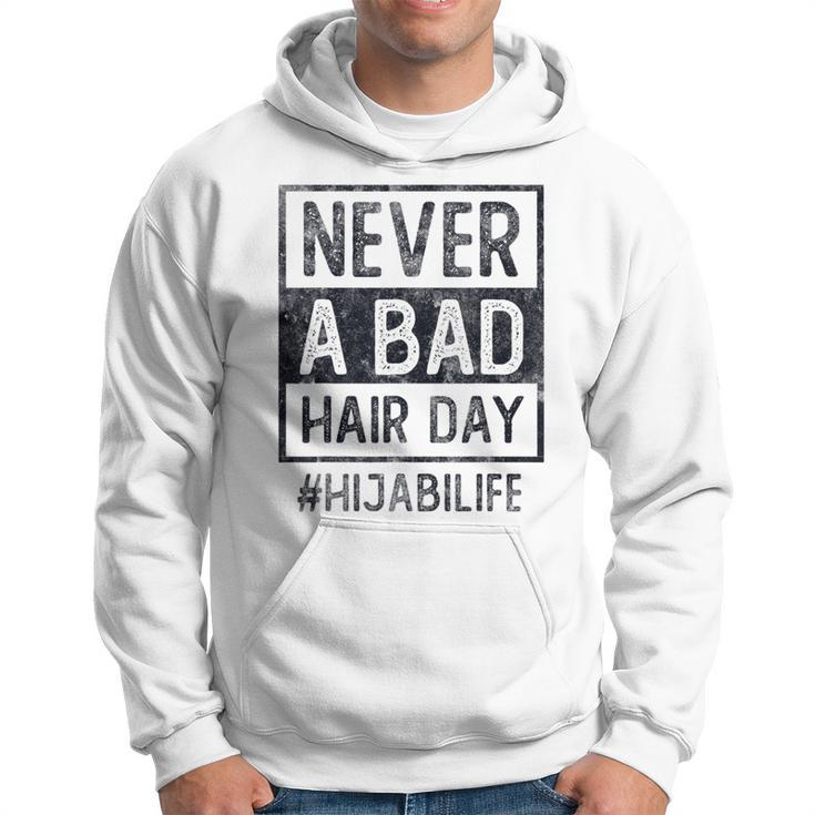 Never A Bad Hair Day Hijab Choice Fight Hate Crime Hoodie