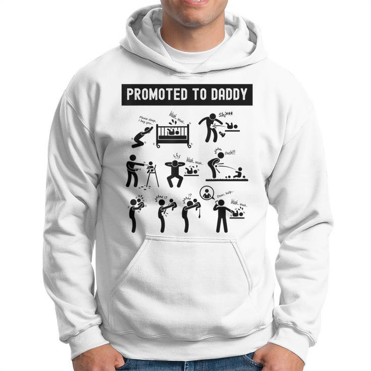 Promoted To Daddy Baby For New Daddy 2024 Hoodie