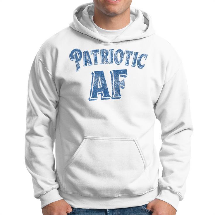 Retro Patriotic Af Hoodie