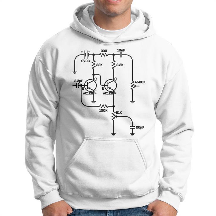 Fuzz Pedal Schematic Diagram Germanium Pnp Circuit Effects Hoodie