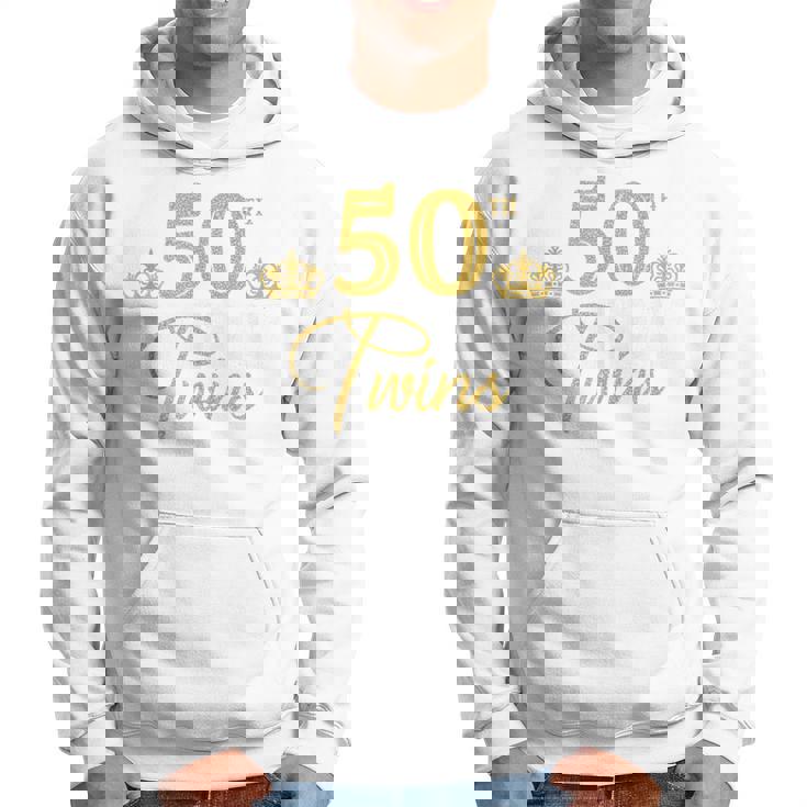 Gemelos De 50 Cumpleaños 50 Años Hermano Y Hermana Gemelos Sin Mangas Sudadera