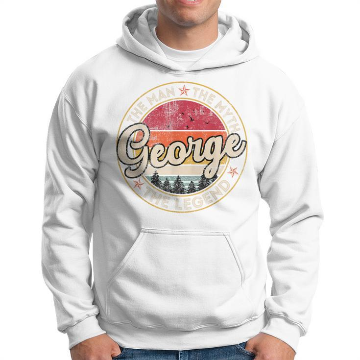 George The Man The Myth The Legend Personalized Name Hoodie