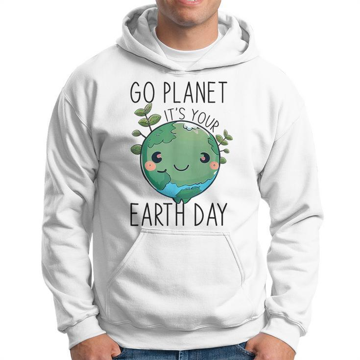 Go Planet It's Your Earth Day 2024 54Th Anniversary Planet Hoodie