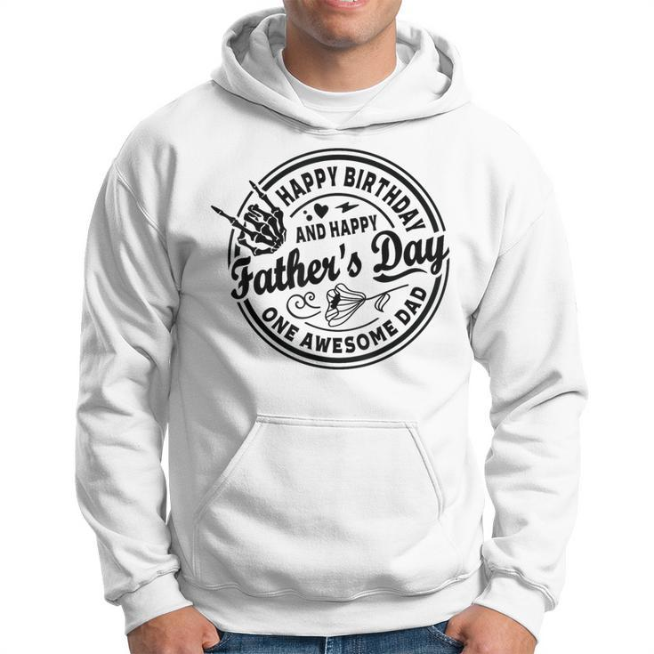 Happy Father's Day Dad Quotes Birthday Party Skeleton Hoodie
