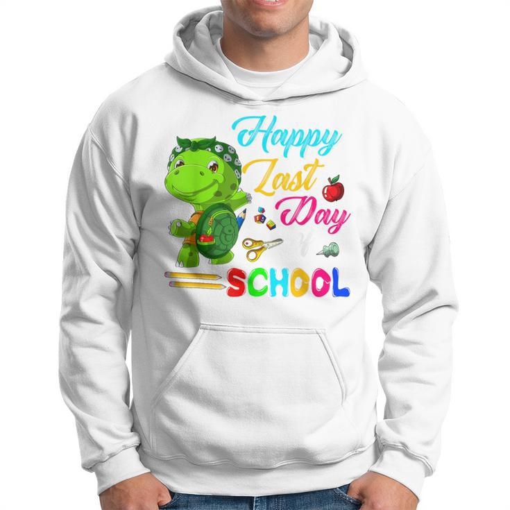 Happy Last Day Of School Turtle Students Teachers Hoodie