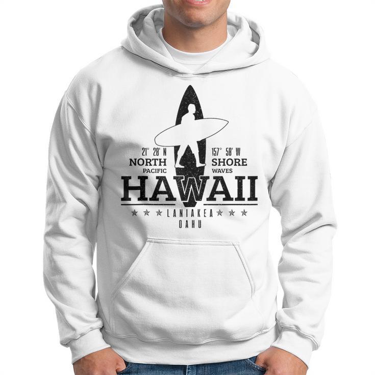 Hawaii Surfing Uaho Beach North Shore Surf Surfer Hoodie