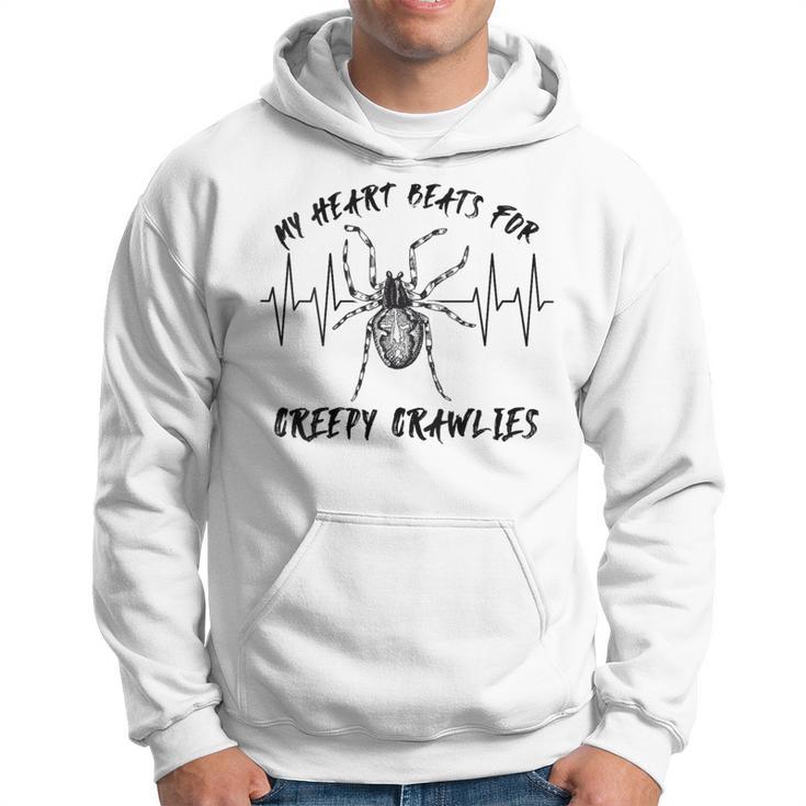 My Heart Beats For Big Creepy Crawlies Big Spider Hoodie