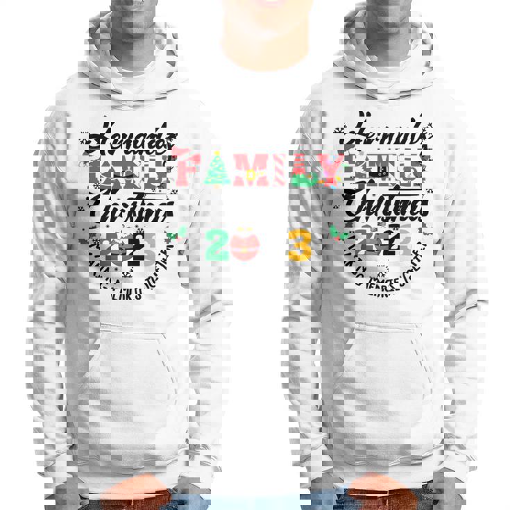 Hernandez Family Name Christmas Matching Surname Xmas Hoodie
