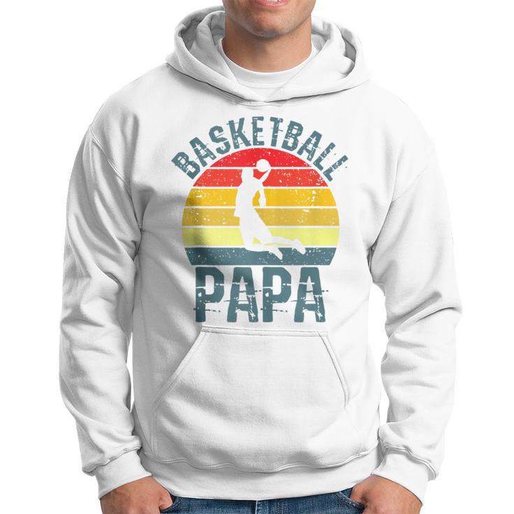 Herren Basketball Papa Basketballspieler Dadatertag Kapuzenpullover