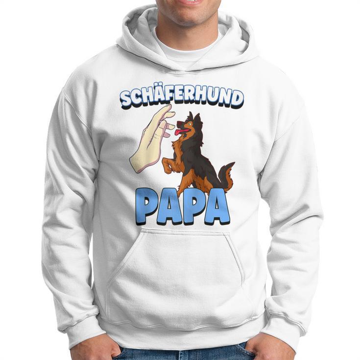 Herren Schäferhund Hund Papa Raglan Kapuzenpullover