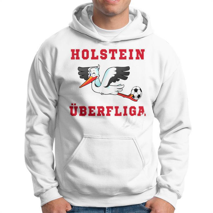 Holstein Fußball Kicken Fan Kiel Stadion Blau Weiss Kapuzenpullover