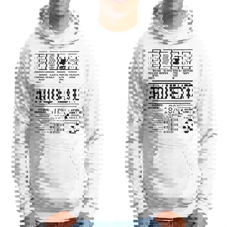 Hombre Divertido Arquitectura Graduación Arquitecto Sudadera