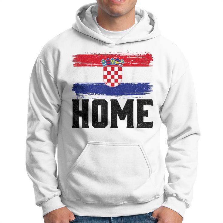 Home Kroatienintage Distressed Weltreisender Kapuzenpullover