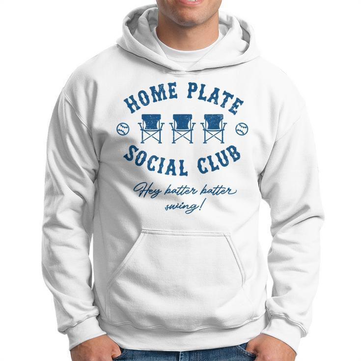 Home Plate Social Club Hey Batter Batter Swing Baseball Hoodie
