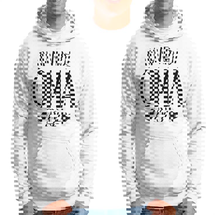 Ich Werde Oma 2024 German Language Hoodie