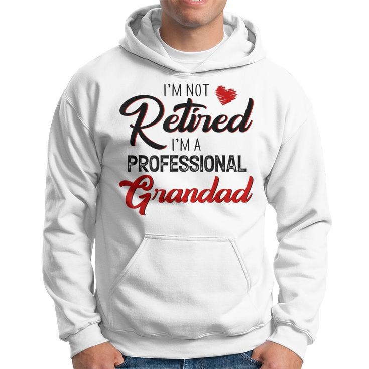 I'm Not Retired I'm A Professional Grandad Father Day Hoodie