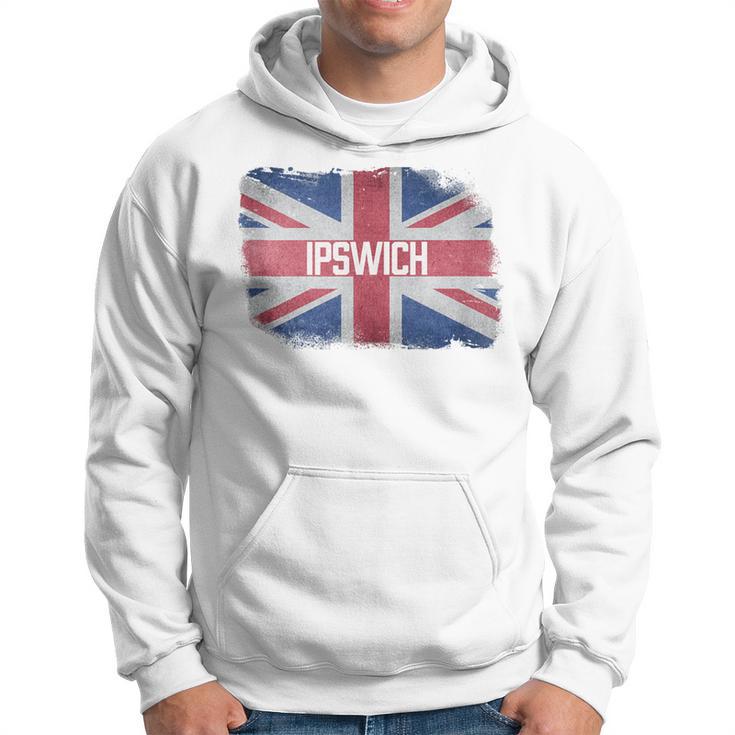 Ipswich United Kingdom British Flag Vintage Uk Souvenir Hoodie