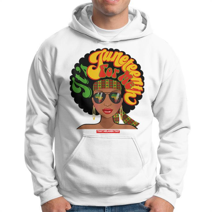 It's Junenth Vibes For Me Certified Black Owned Business Hoodie