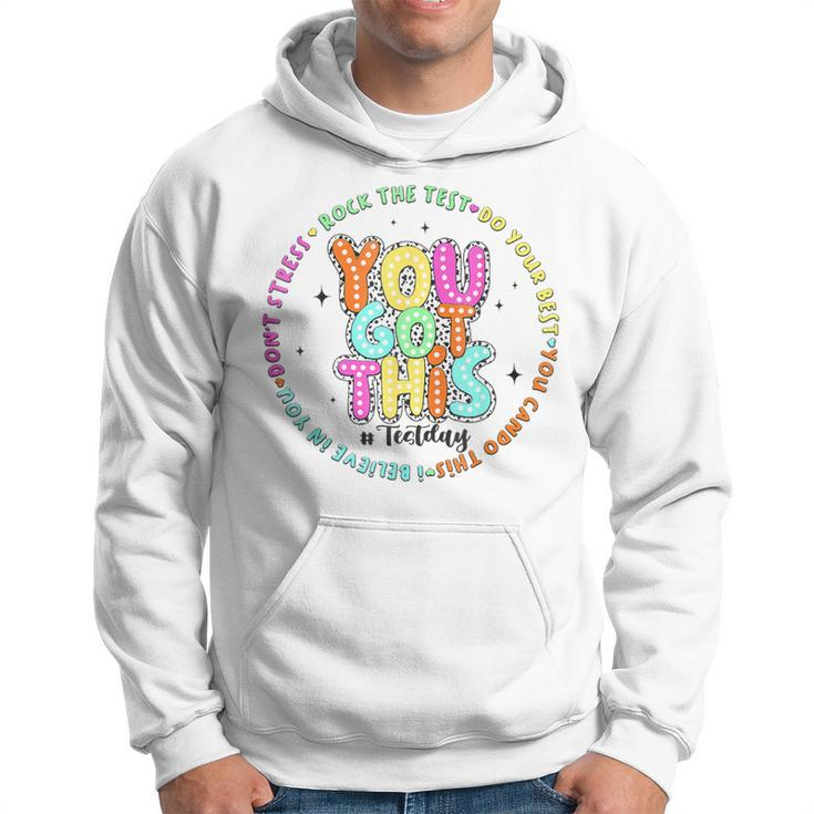 Its Test Day You Got This Rock The Test Dalmatian Dots Hoodie