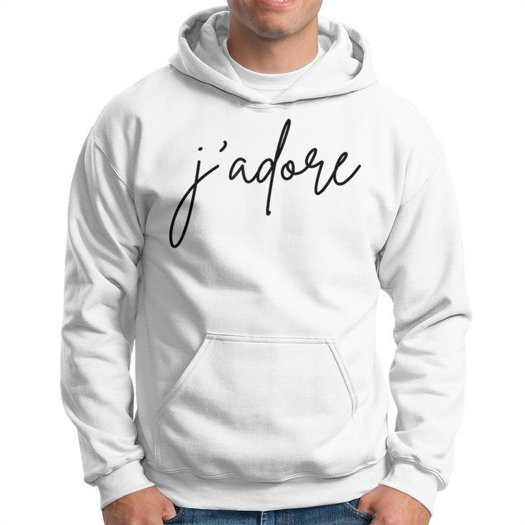 J'adore French Words Hoodie
