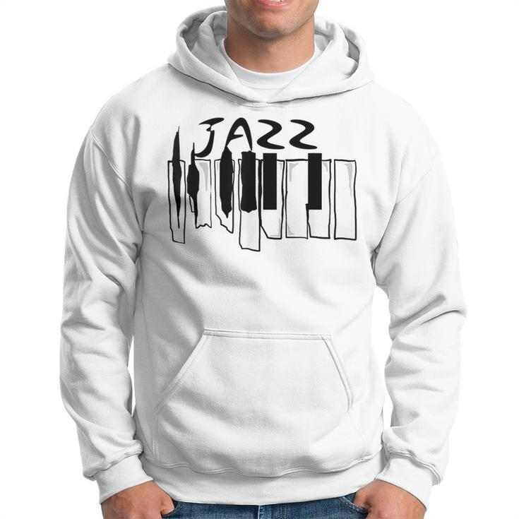 Jazz Lovers Jazz Piano Keys For Music Hoodie