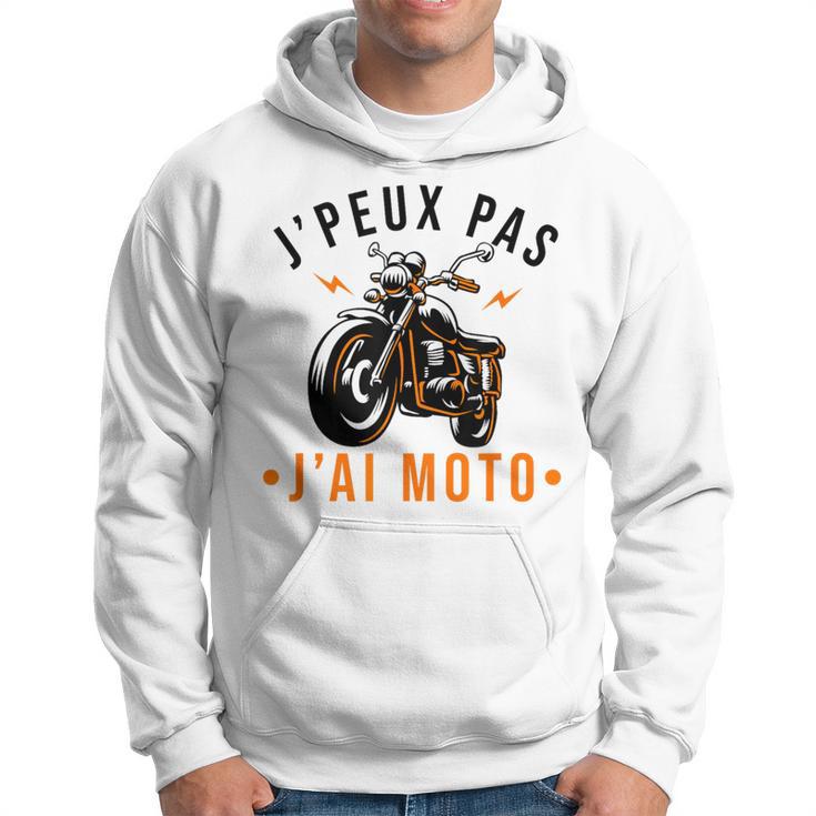 Sweat à Capuche "Je Peux Pas J'ai Moto GP" - Motif Humour Motard, Coupe Classique, 241g - 13
