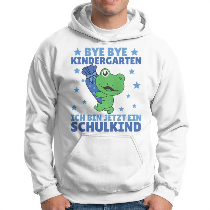 Kinder Bye Kindergarten Ich Bin Jetzt Ein Schulkind Frog Kapuzenpullover