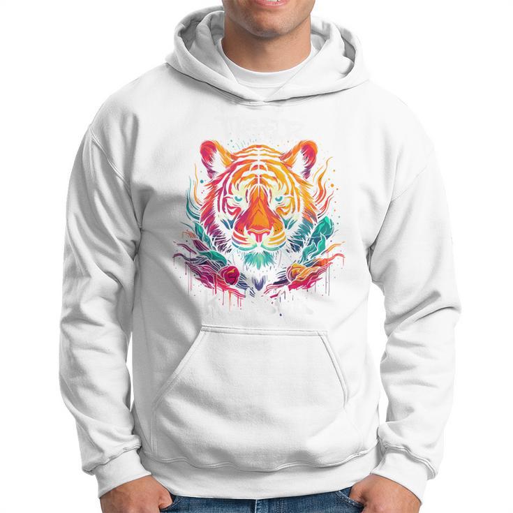 Kinder Cooler Tiger Für Tigerklasse Grundschule Klassentier Kapuzenpullover