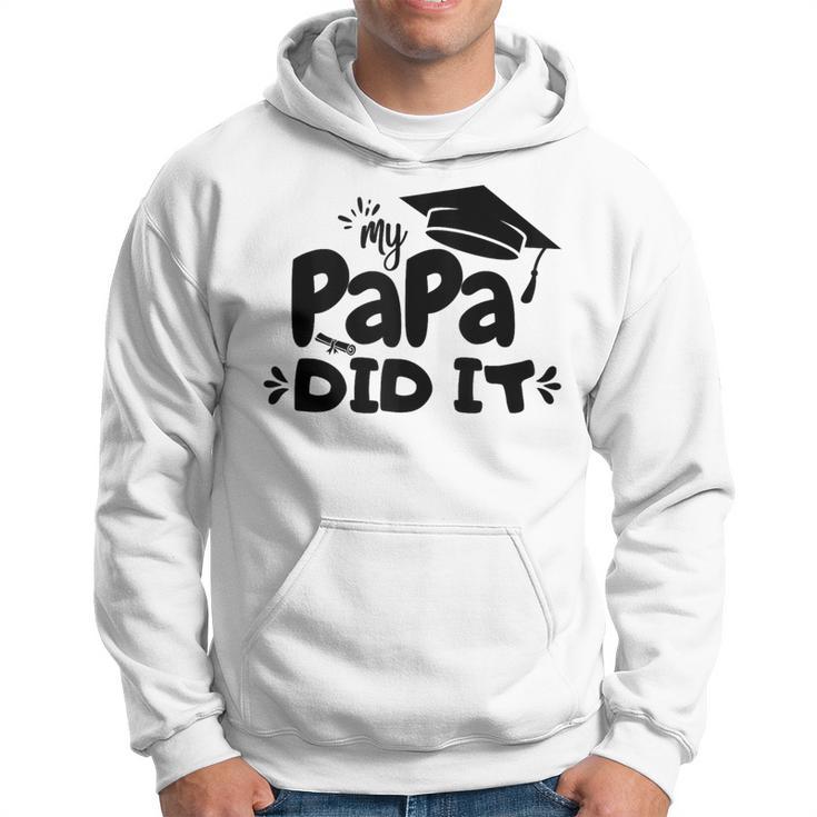 Kinder Mein Papa Hat Es Geschafft Abschlussfeier Stolze Kapuzenpullover