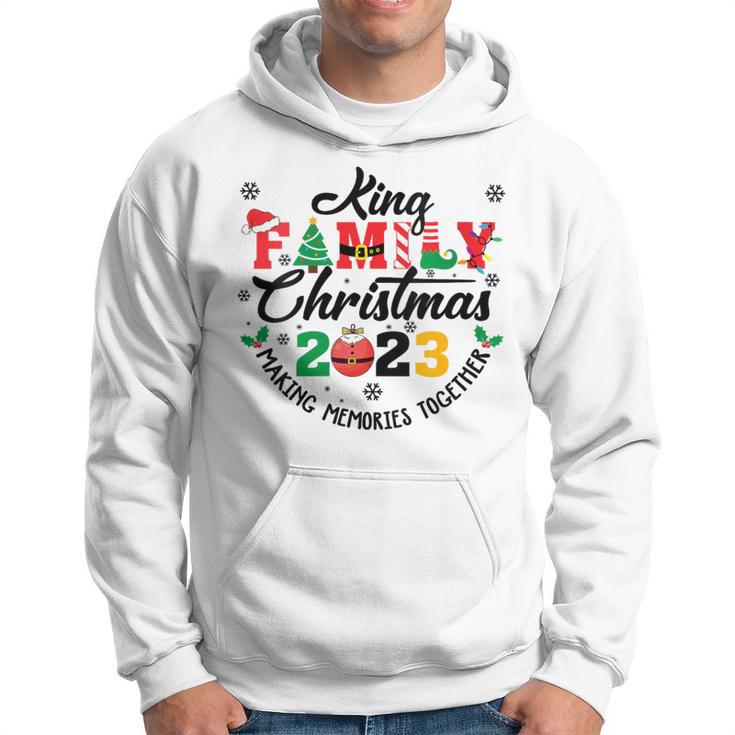 King Family Name Christmas Matching Surname Xmas Hoodie